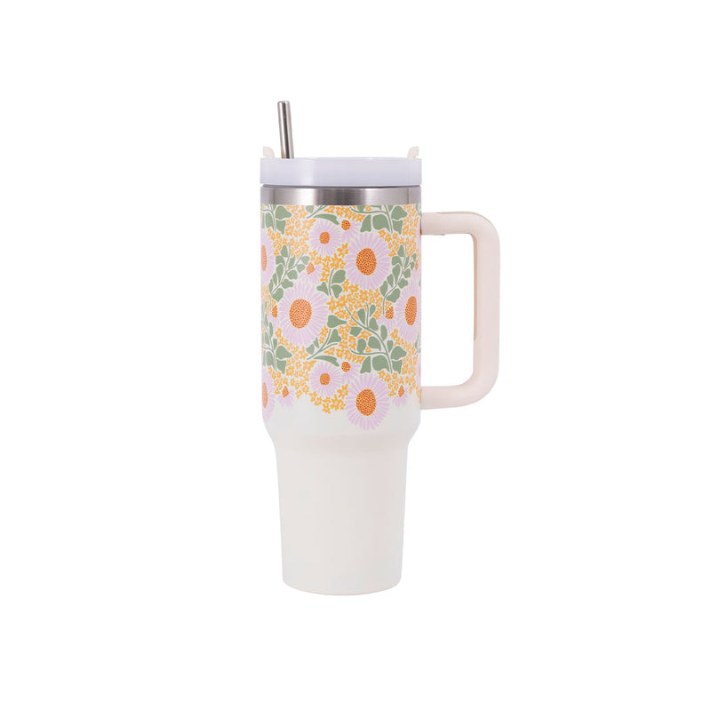 Insulated Drinks Tumbler - Spring Floral