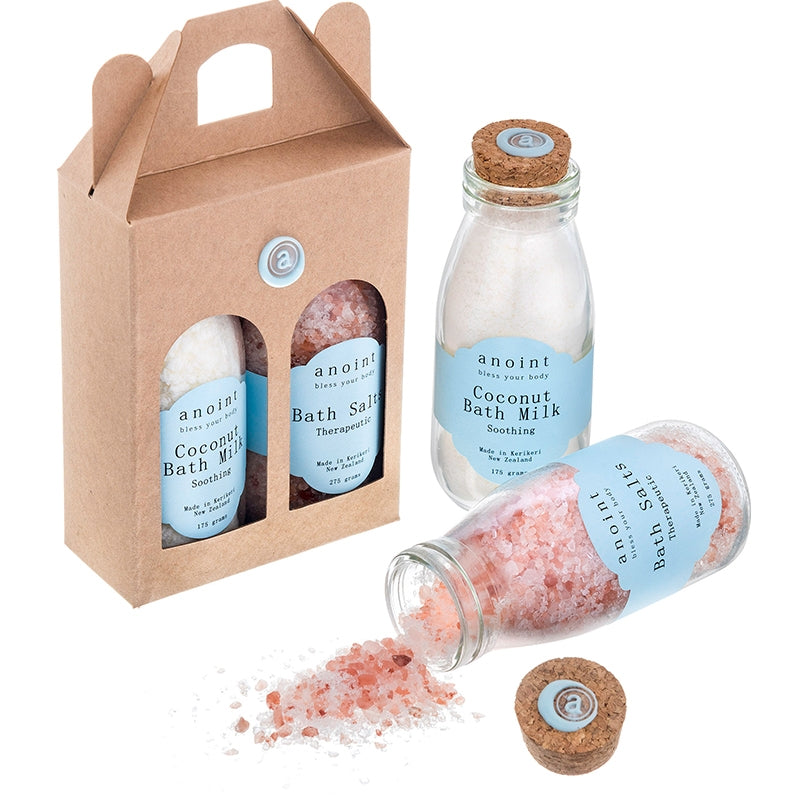 Anoint Pink Bath Salts Bottle