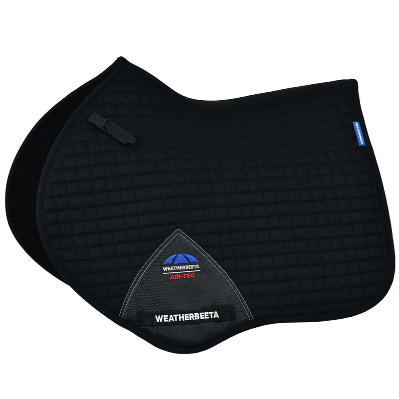 Weatherbeeta Prime Air-Tec Jump Shaped Saddle Pad - Black