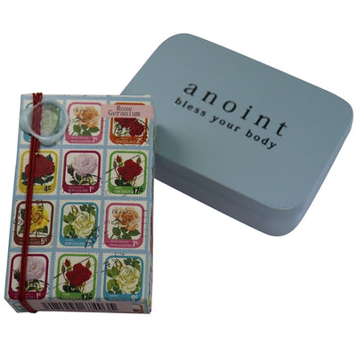 Anoint Rose Geranium Lotion Bar and Tin Set