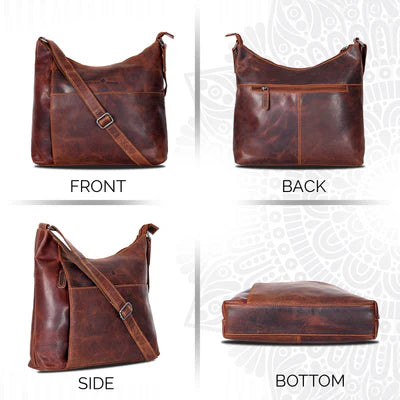 Greenwood Layla Leather Shoulder Bag - Sandal