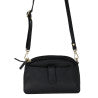 Baron Leather Oval Top Twin Zip Handbag
