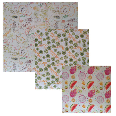 Hexton Bee Co Beeswax Food Wrap Starter Pack - Small/Medium/Large