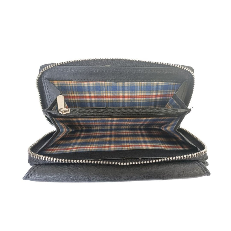Greenwood Eden Leather Wallet - Black