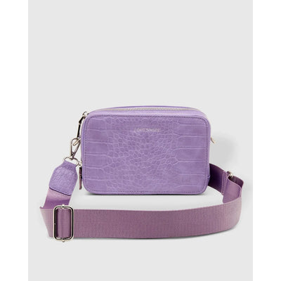 Louenhide Celeste Croc Crossbody Bag