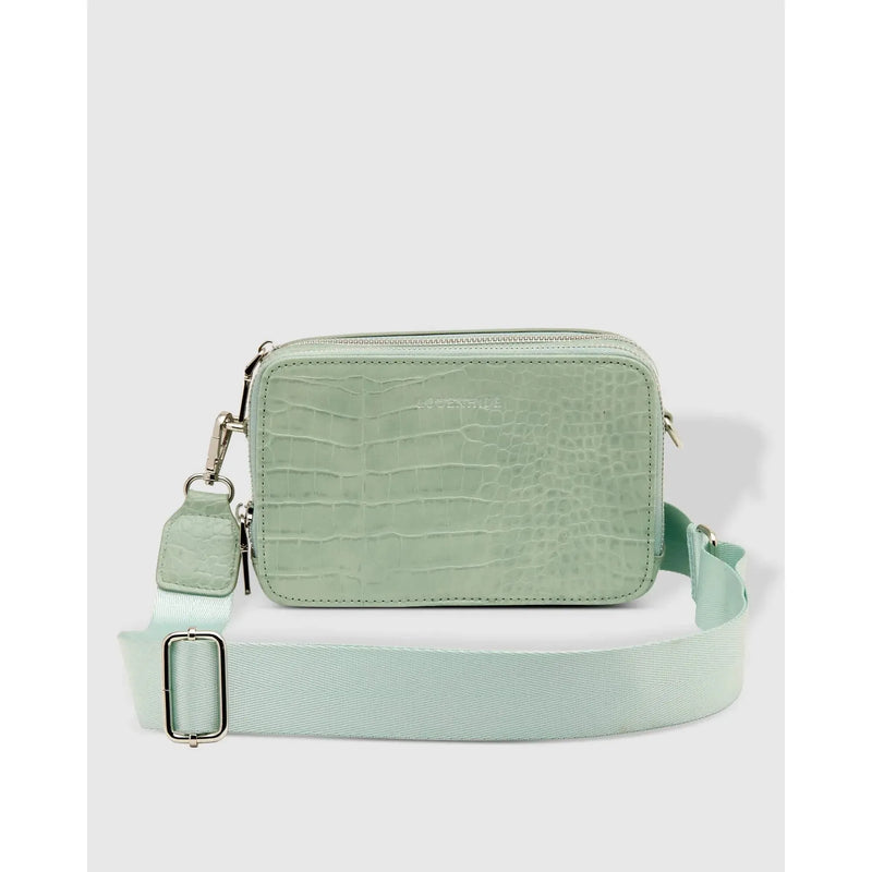 Louenhide Celeste Croc Crossbody Bag