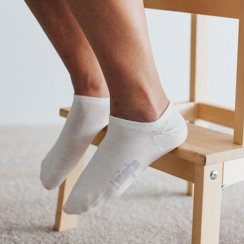 Lamington Merino Sneaker Socks - Woman