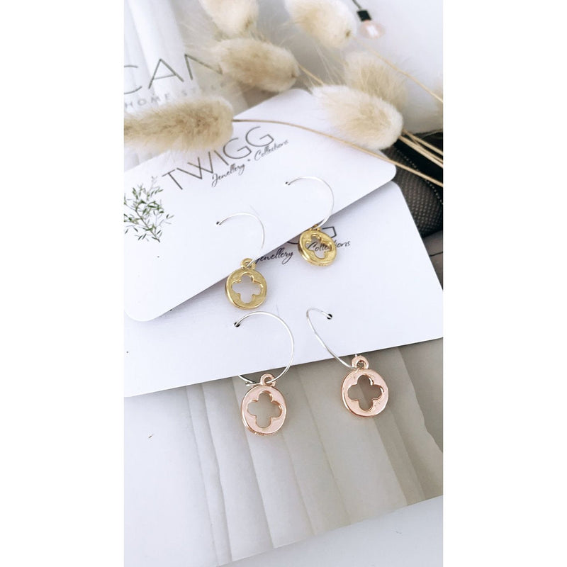 Swarovski Idyllia Drop Earrings, Clover, Green, Gold-Tone Pl | Orin  Jewelers | Northville, MI