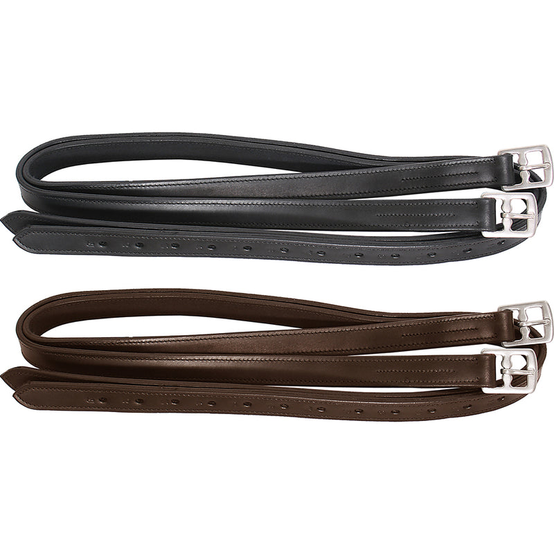 Blue Tag 25mm Web Backed Stirrup Leathers