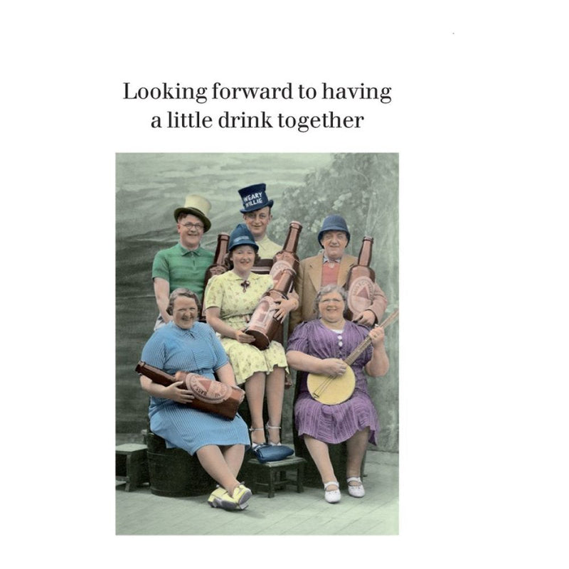 Cath Tate - A Little Drink Together - Humour Card