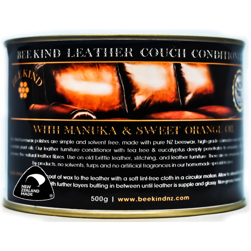 Bee Kind - Beeswax Leather Upholstery and Leather Couch Conditioner
