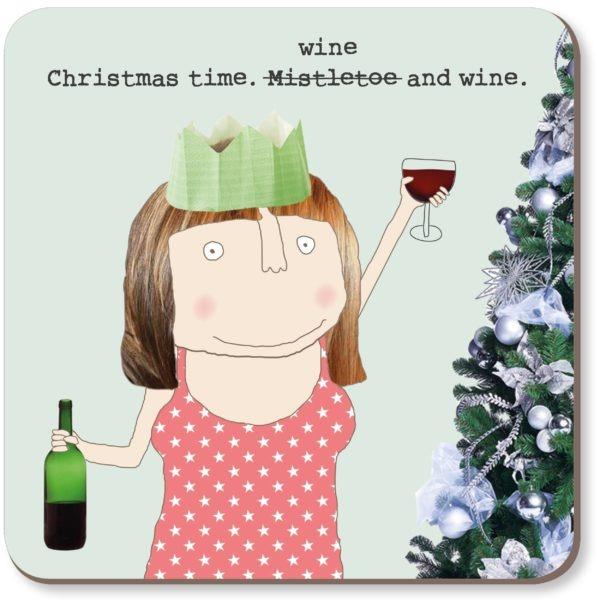 Wine and Wine Coaster