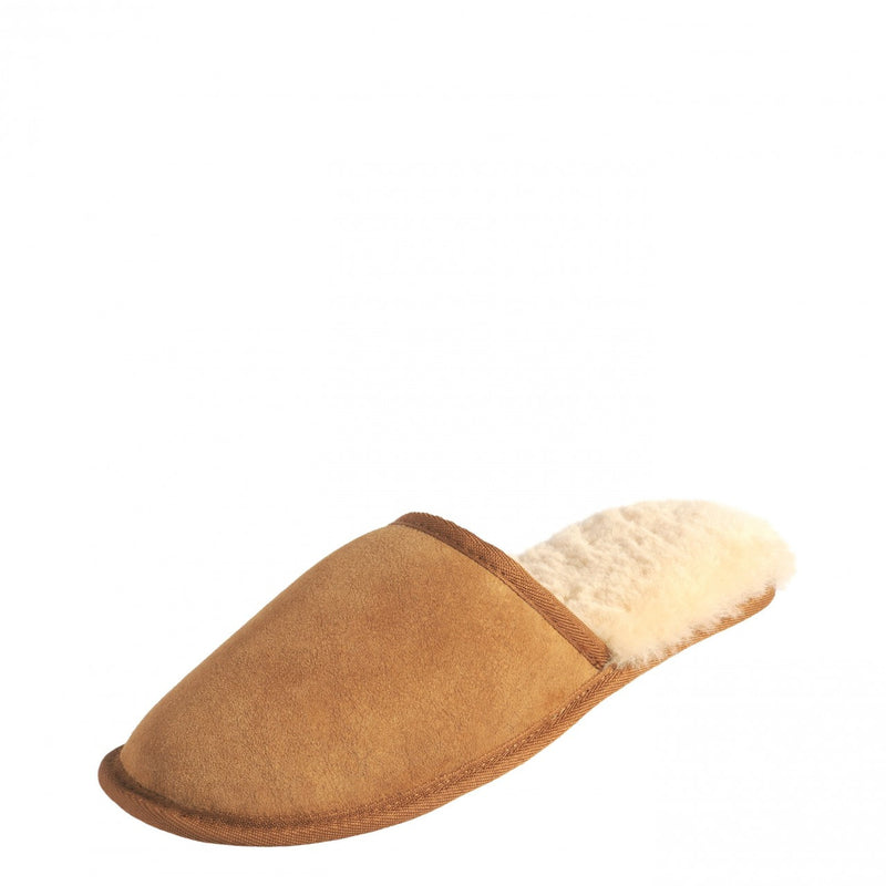 Mi Woollies Haast Hard Sole Slipper - Walnut