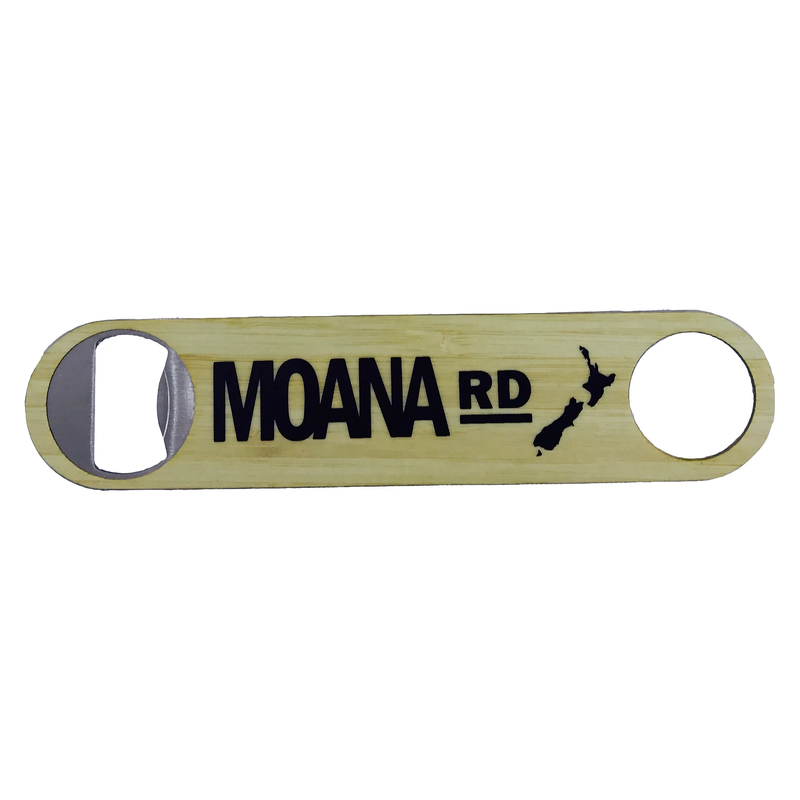 Moana Rd Wood Bottle Opener - Large
