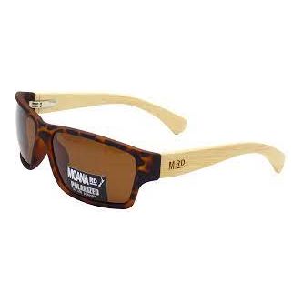 Moana Rd Sunnies - Tradies - Tortoiseshell with Bamboo Arms