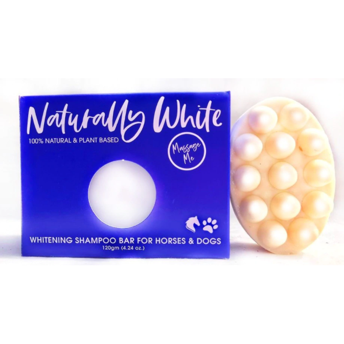 Bee Kind - Naturally White - Whitening Shampoo Massage Bar For Horses And Dogs