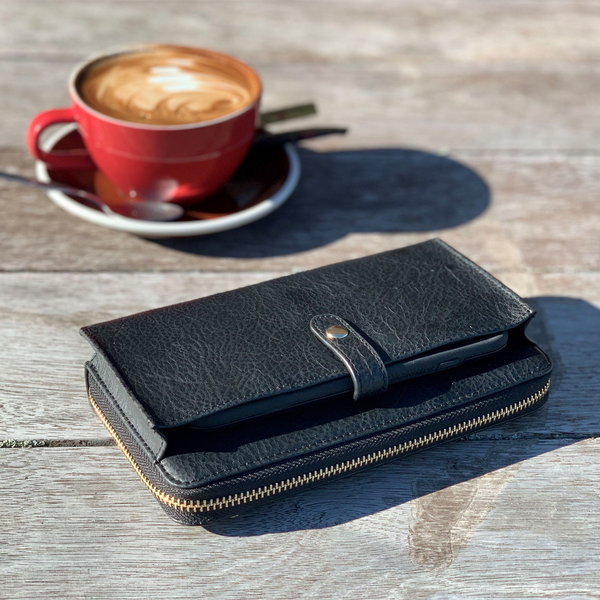 Moana Rd Fitzroy Ladies Wallet - Black