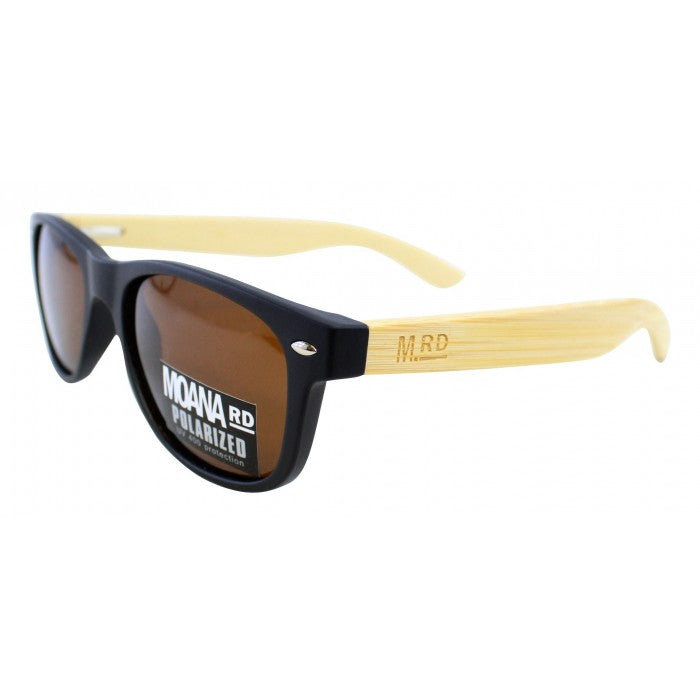 Moana Rd Sunnies - 50/50s - Black with Brown Lens