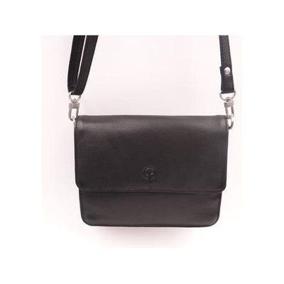 Second Nature Small Front Flap Leather Handbag